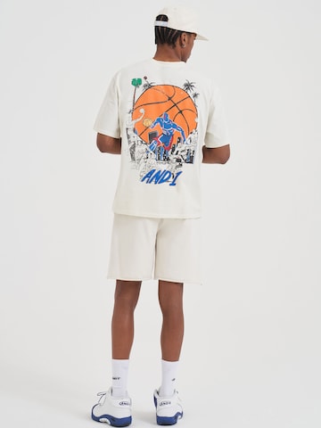 AND1 Póló - bézs: elől