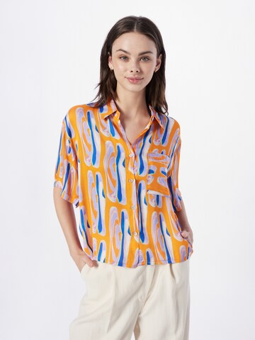 FRNCH PARIS Bluse 'LIZBETH' i orange: forside