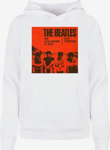 Merchcode Sweatshirt 'Beatles - Album Day Tripper' in White: front