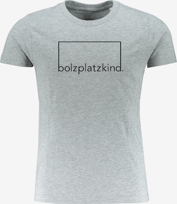 Bolzplatzkind Funktionsshirt in Grau: front