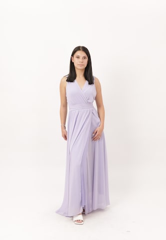 Elara Evening dress in Purple