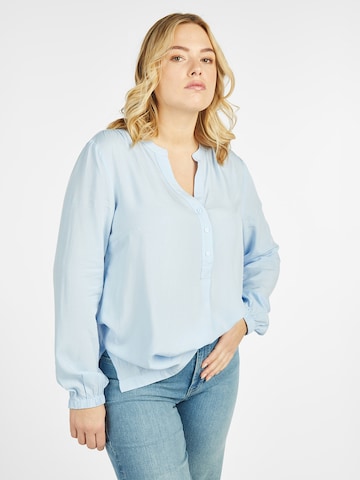 Lovely Sisters Blouse 'Mirella' in Blue: front