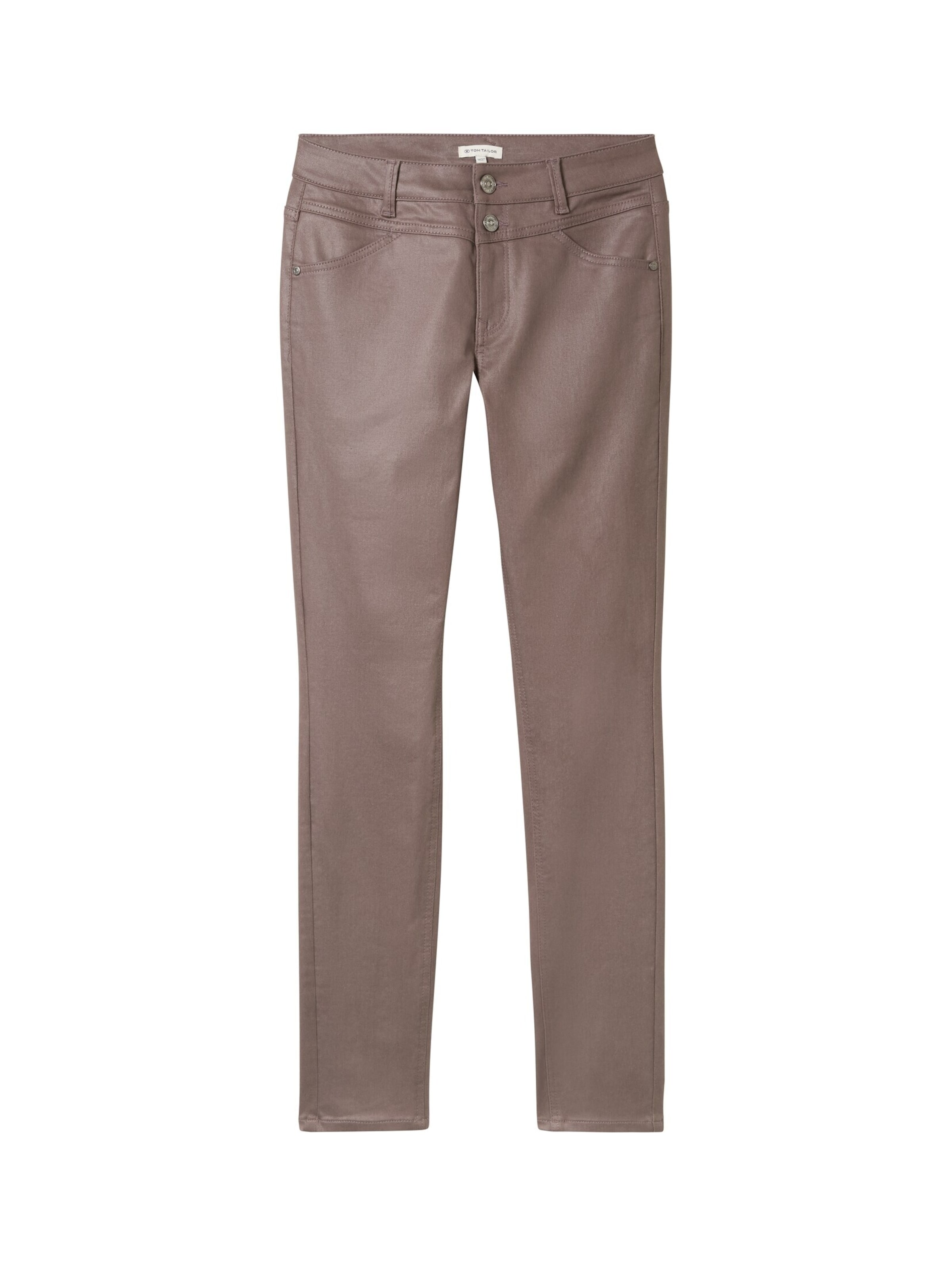 TOM TAILOR Skinny Jeans 'Alexa' in Braun: Vorderseite