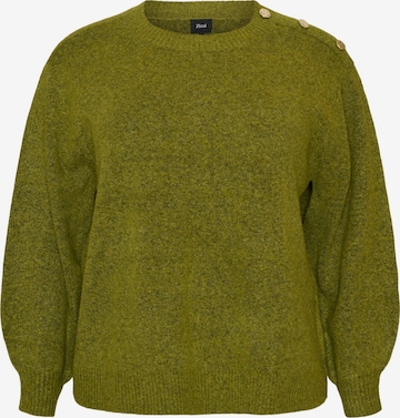 Pulover 'Cavista' de la Zizzi pe verde: față