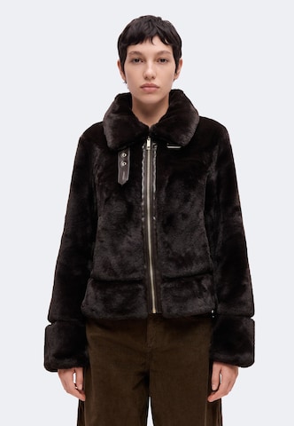 Veste d’hiver 'Lambra' RINO & PELLE en marron : devant