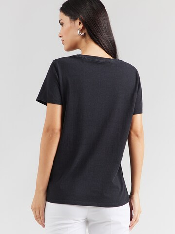 GUESS T-Shirt 'CLINK EASY' in Schwarz