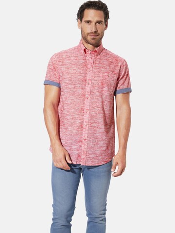 Coupe regular Chemise 'Milanzetti' BABISTA en rouge : devant