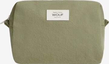 Wouf Cosmetic Bag in Green: front