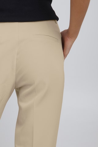 ICHI - Slimfit Pantalón chino en beige