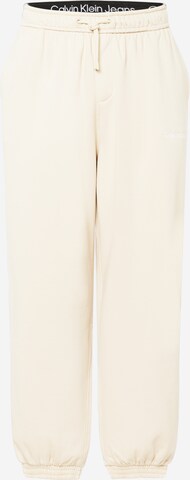 Calvin Klein Jeans Tapered Hose 'INSTITUTIONAL' in Beige: predná strana