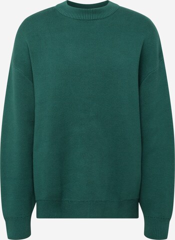 WEEKDAY Sweater 'John' in Green: front