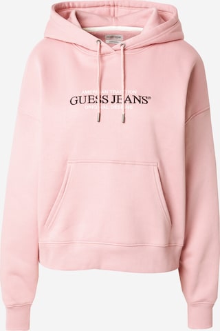 GUESS JEANS Sweatshirt 'AMERICAN' in Pink: Vorderseite