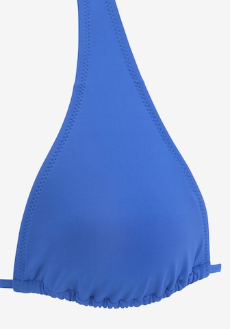 LASCANA Triangel Bikini i blå