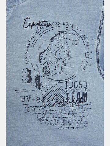 Jan Vanderstorm Shirt ' Godbert ' in Blauw