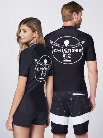 Coupe regular T-Shirt fonctionnel 'Awesome' CHIEMSEE en noir