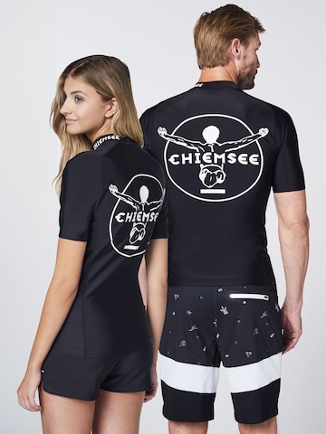 CHIEMSEE - Ajuste regular Camiseta funcional 'Awesome' en negro