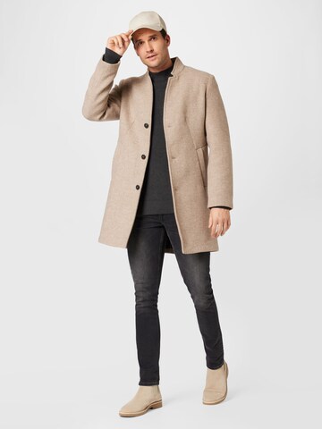 TOM TAILOR DENIM Between-Seasons Coat in Beige