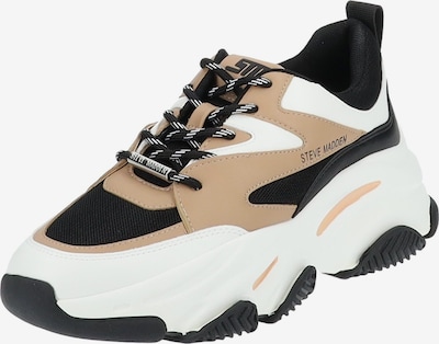 Sneaker bassa STEVE MADDEN di colore beige / nero / bianco, Visualizzazione prodotti