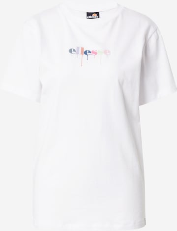 ELLESSE - Camiseta funcional en blanco: frente