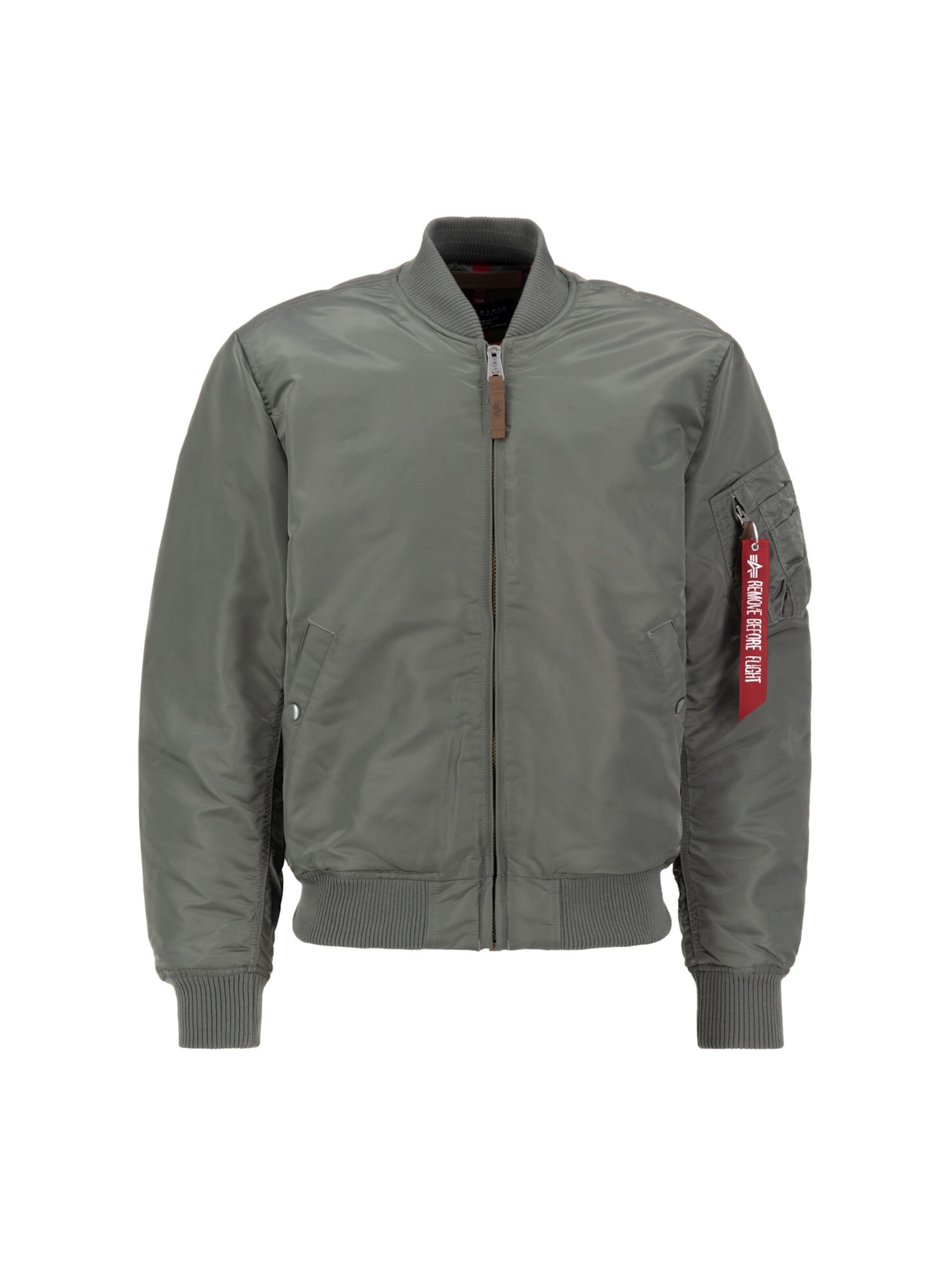 Giacca di mezza stagione di ALPHA INDUSTRIES in verde: frontale