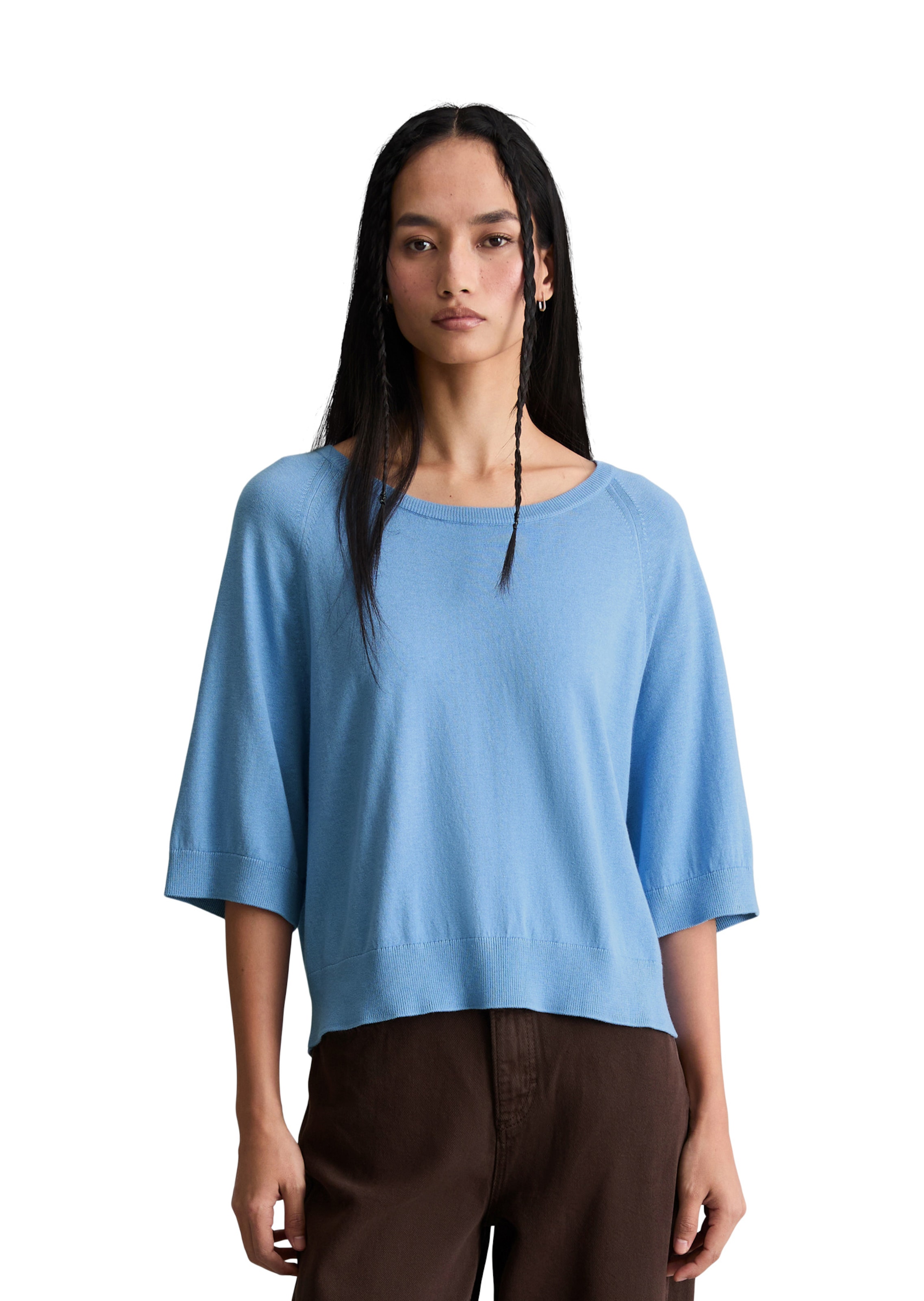 Marc O'Polo DENIM Sweater in Blue: front