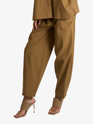 Ottod’Ame Regular Broek in Bruin: voorkant