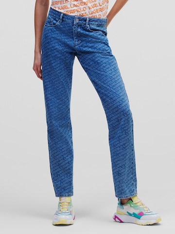 Karl Lagerfeld Regular Jeans in Blauw: voorkant