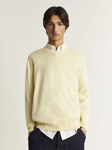 Scalpers Pullover in Gelb: Vorderseite