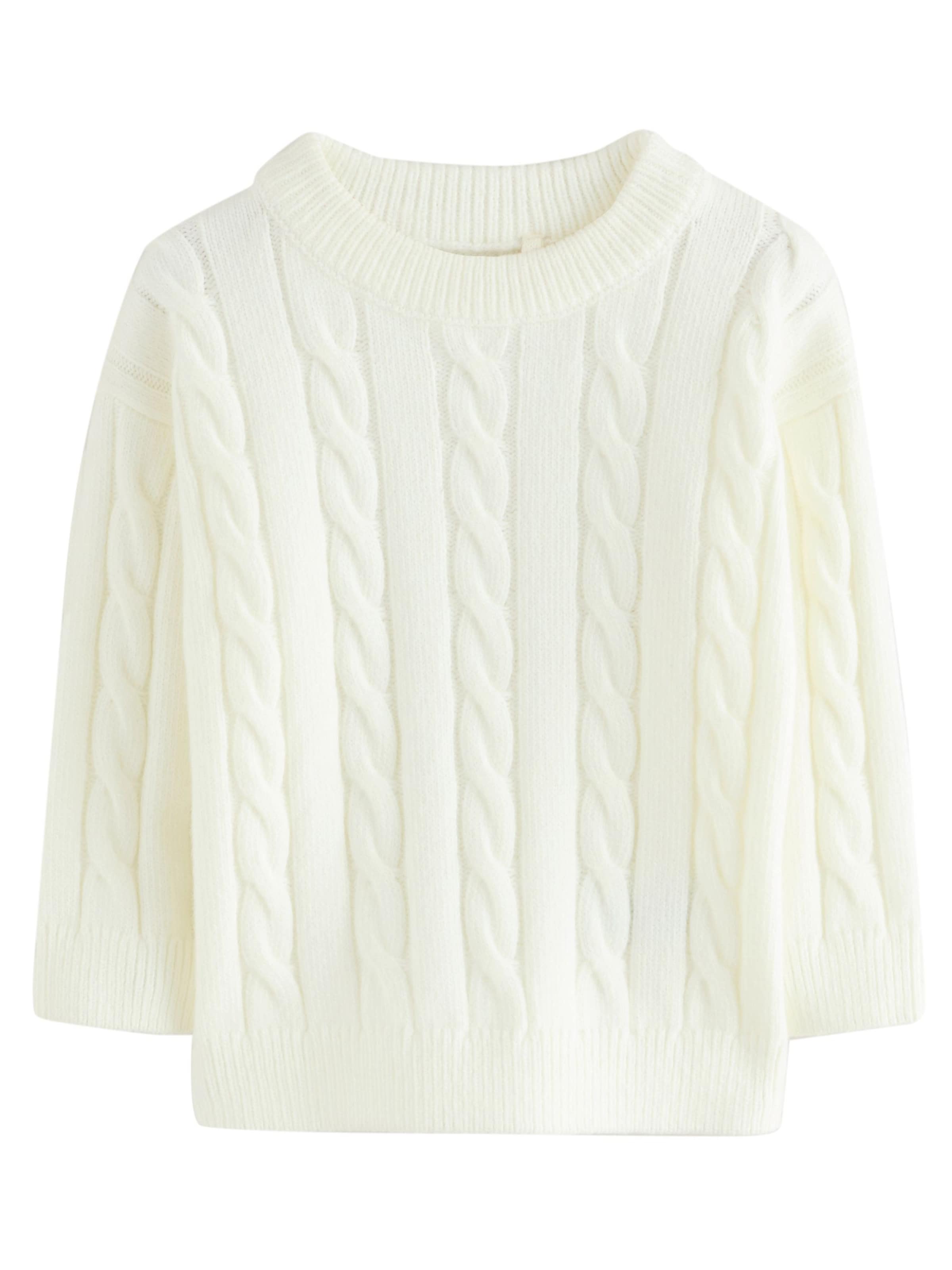 Next Kampsun, värv valge: eest vaates