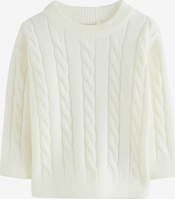 balta Next Megztinis: priekis