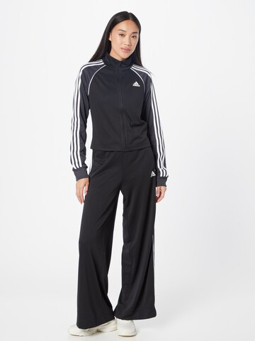 ADIDAS SPORTSWEAR Trainingspak 'Teamsport' in Zwart: voorkant