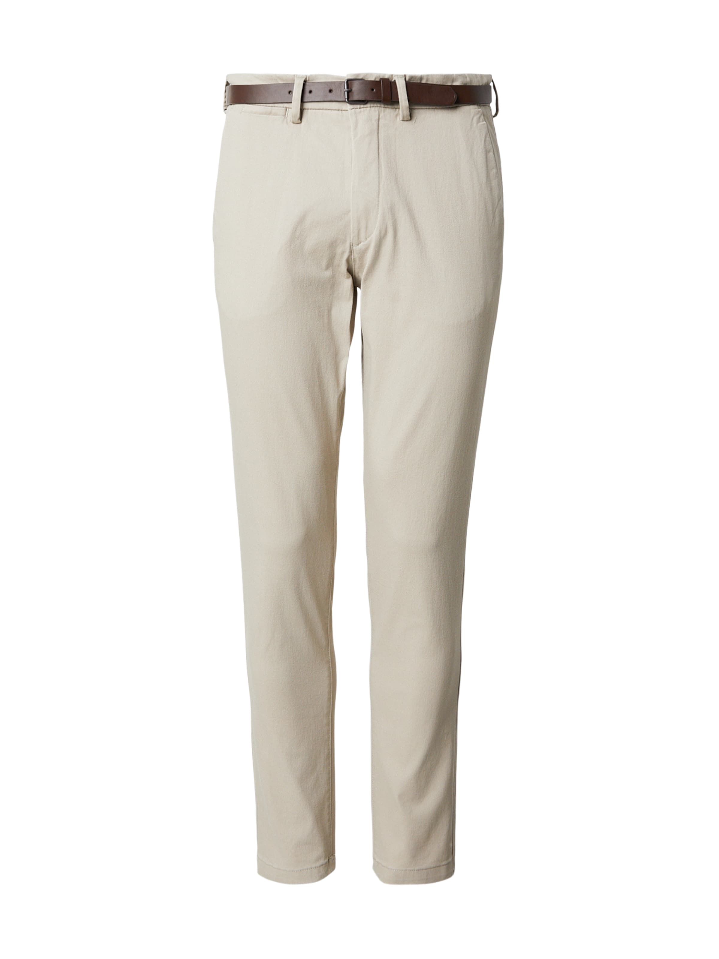 JACK & JONES Slimfit Παντελόνι τσίνο σε μπεζ: μπροστά