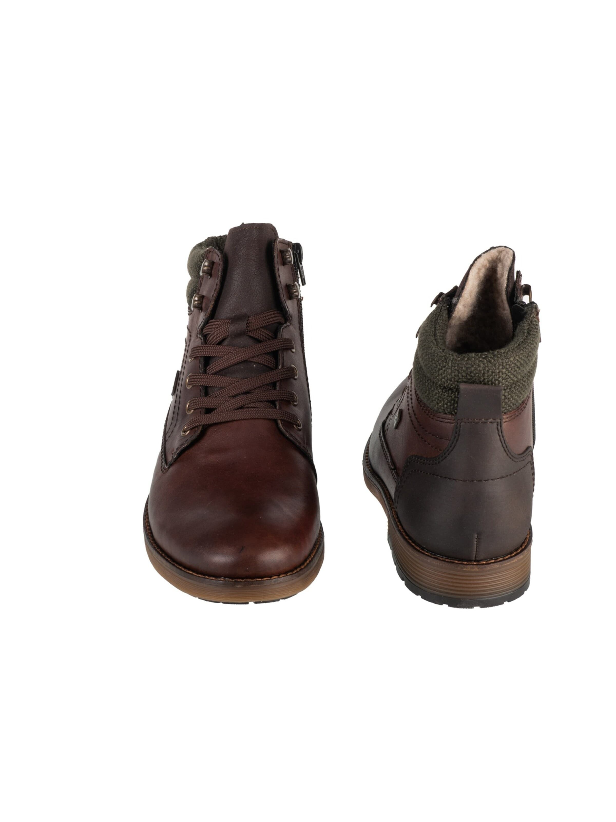 Rieker Veterboots 'Rieker Booties F4544' in Bruin