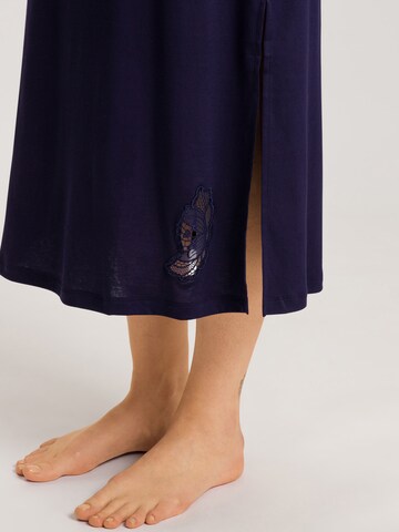 Hanro Nachthemd ' Anne ' in Blauw