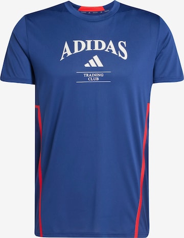 ADIDAS PERFORMANCE Функциональная футболка 'Design For Training Legacy' в Синий: спереди