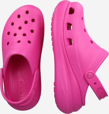 Crocs Puukengät & Crocks-jalkineet 'Classic Crush' värissä vaaleanpunainen
