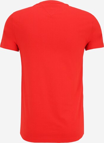 TOMMY HILFIGER Regular fit Majica | rdeča barva