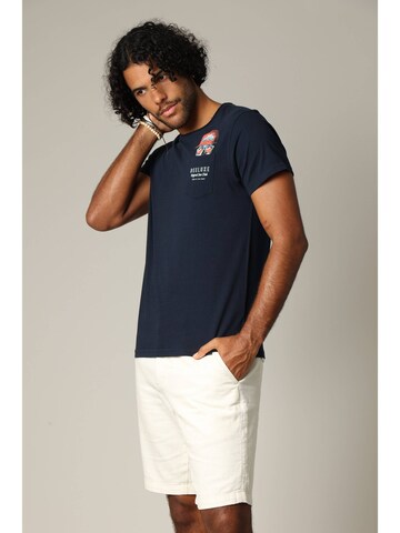 Deeluxe T-Shirt 'Mohona' in Blau