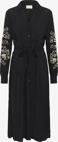 CreamKošulja haljina 'Rosine' - crna boja: prednji dio