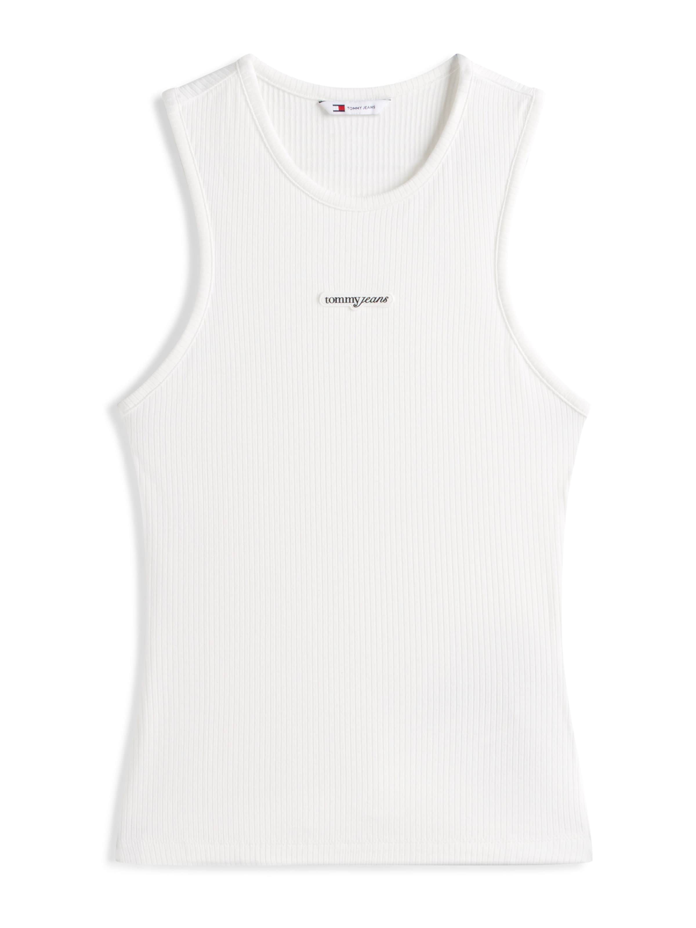 Tommy JeansTop - bijela boja: prednji dio