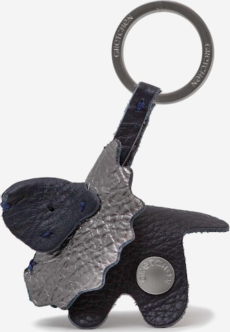 Gretchen Schlüsselanhänger in Blau: Vorderseite