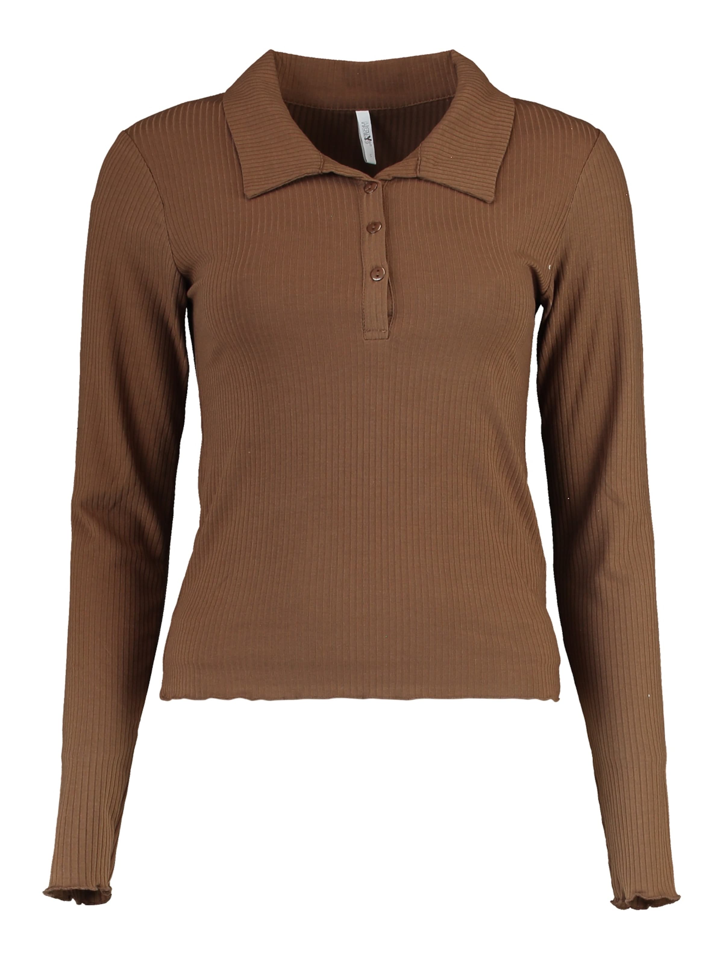 Hailys Shirts 'Feliz' i brun: forside