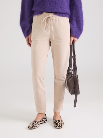 ZABAIONE Zúžený strih Nohavice 'Ki44raa' - Béžová: predná strana