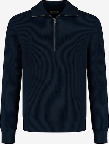 Dstrezzed Sweatshirt 'Josiah' in Blau: Vorderseite