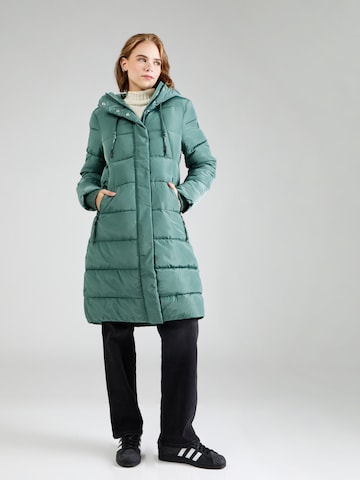 QS Χειμερινό παλτό σε πράσινο: μπροστά