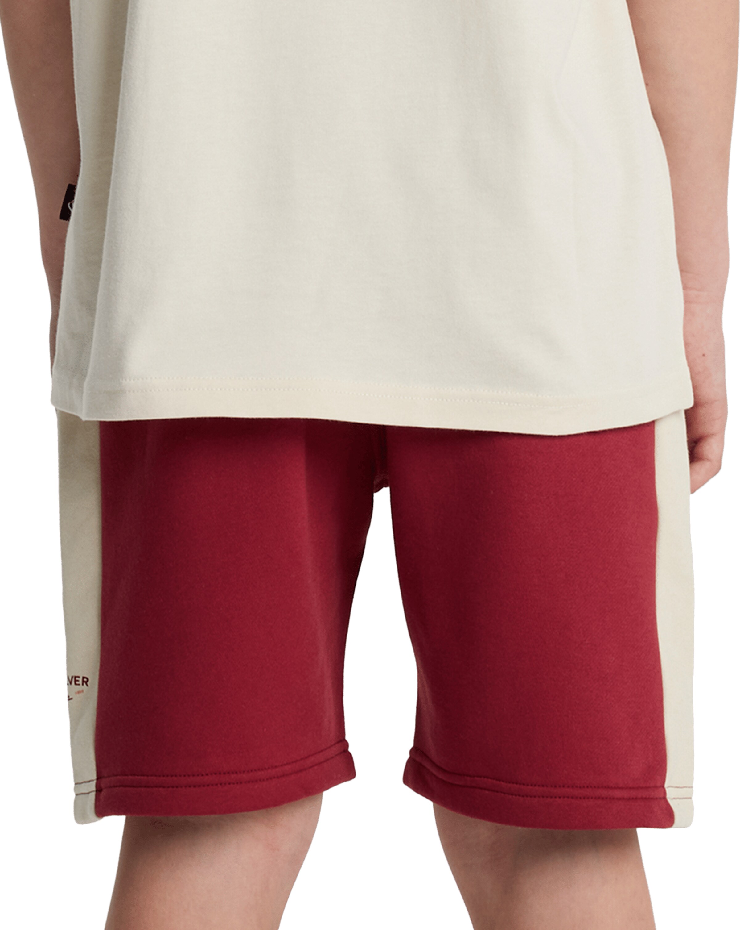 QUIKSILVER Loose fit Pants 'Knowledge Area' in Red