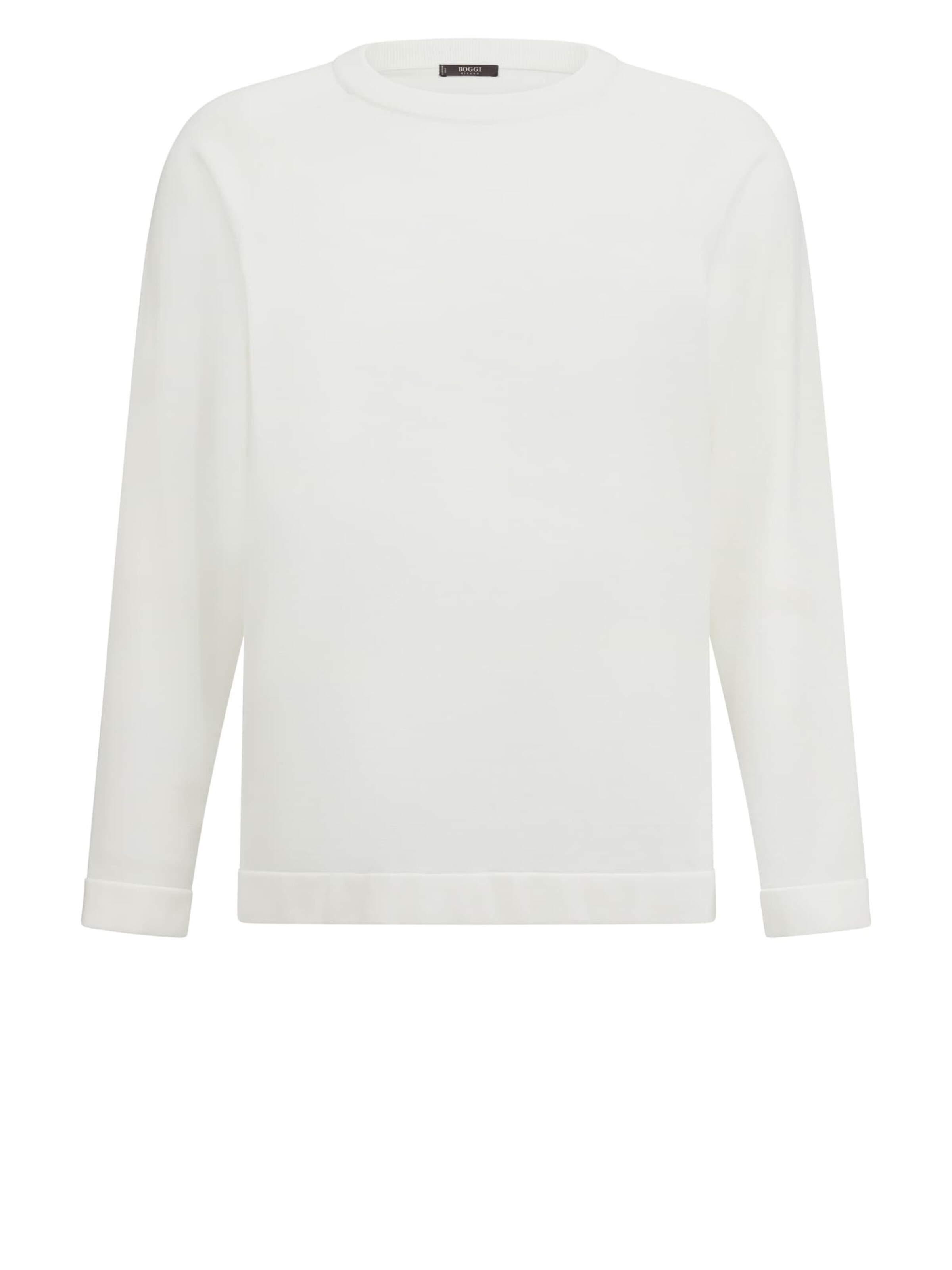 Boggi Milano Тениска в бяло: отпред