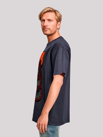 F4NT4STIC Shirt 'Pantera Venomous Snake' in Blauw