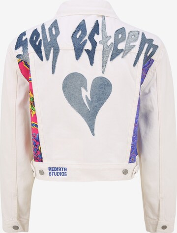 Levi's® Upcycling Between-Season Jacket 'Wavvyboi Design' in White