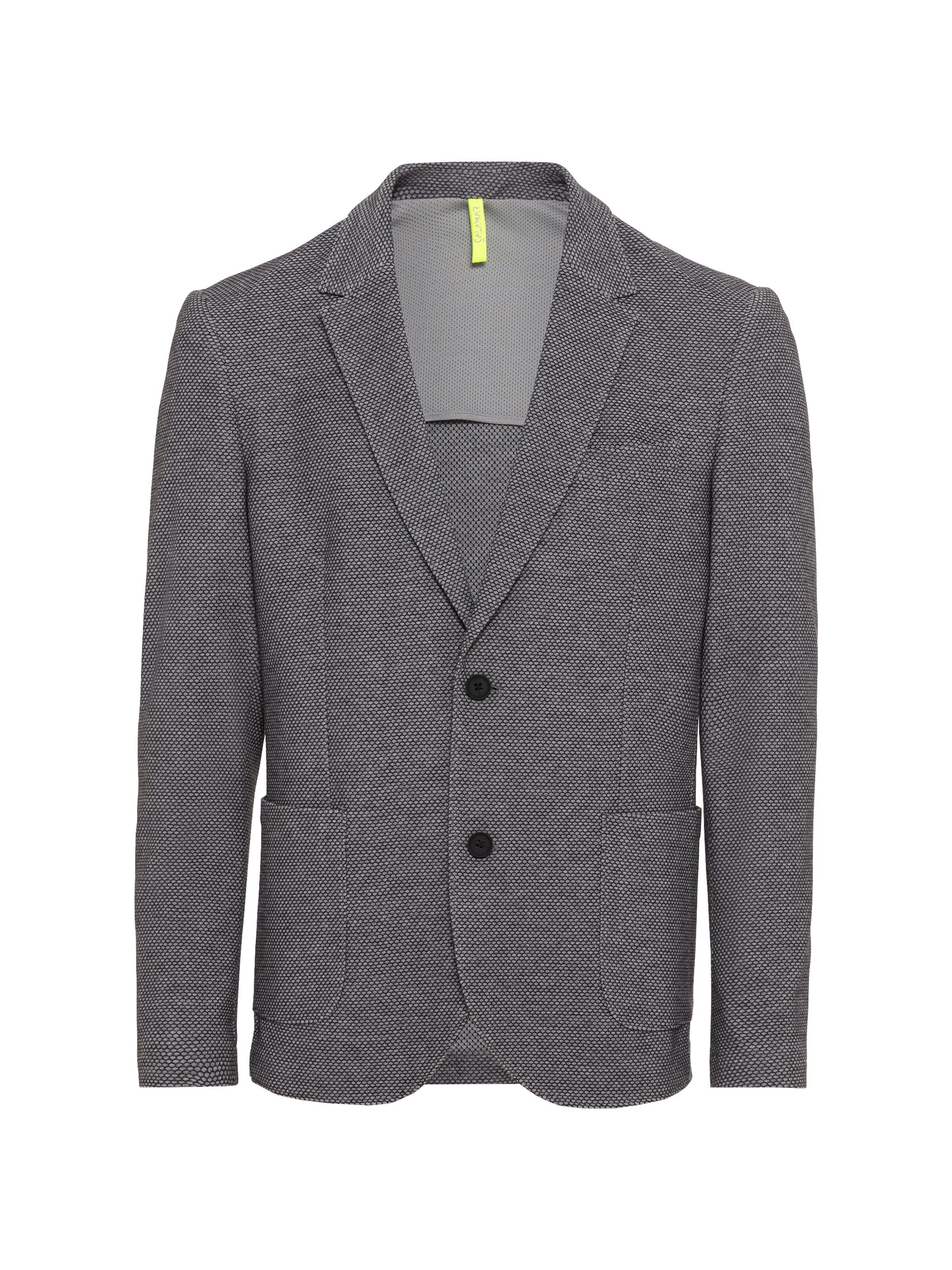 CALAMAR Regular fit Colbert in Grijs: voorkant